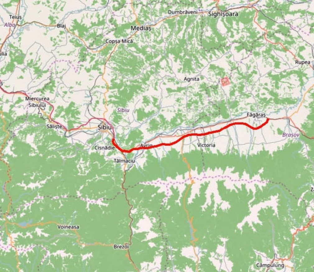 Autostrada Sibiu - Făgăraș se poate deschide în 6 ani. Are 70 kilometri