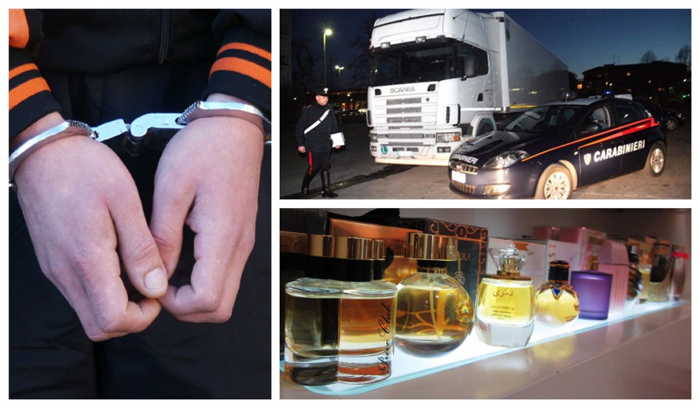 Italia. Doi şoferi profesioniști români, arestați pentru furt de parfumuri