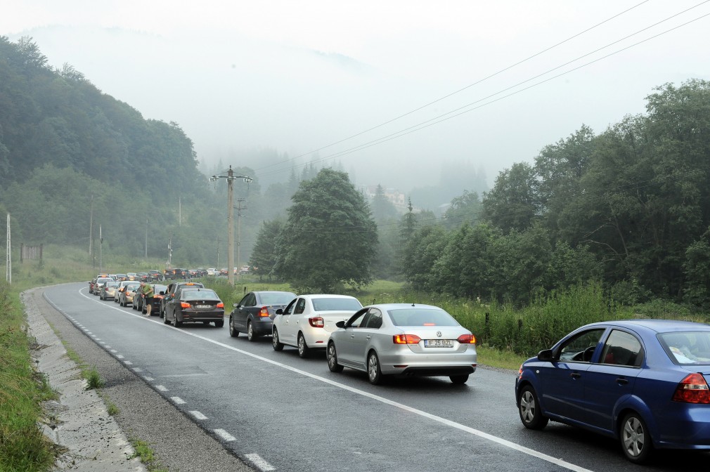 Camioanele, din nou interzise pe DN1 spre Brașov