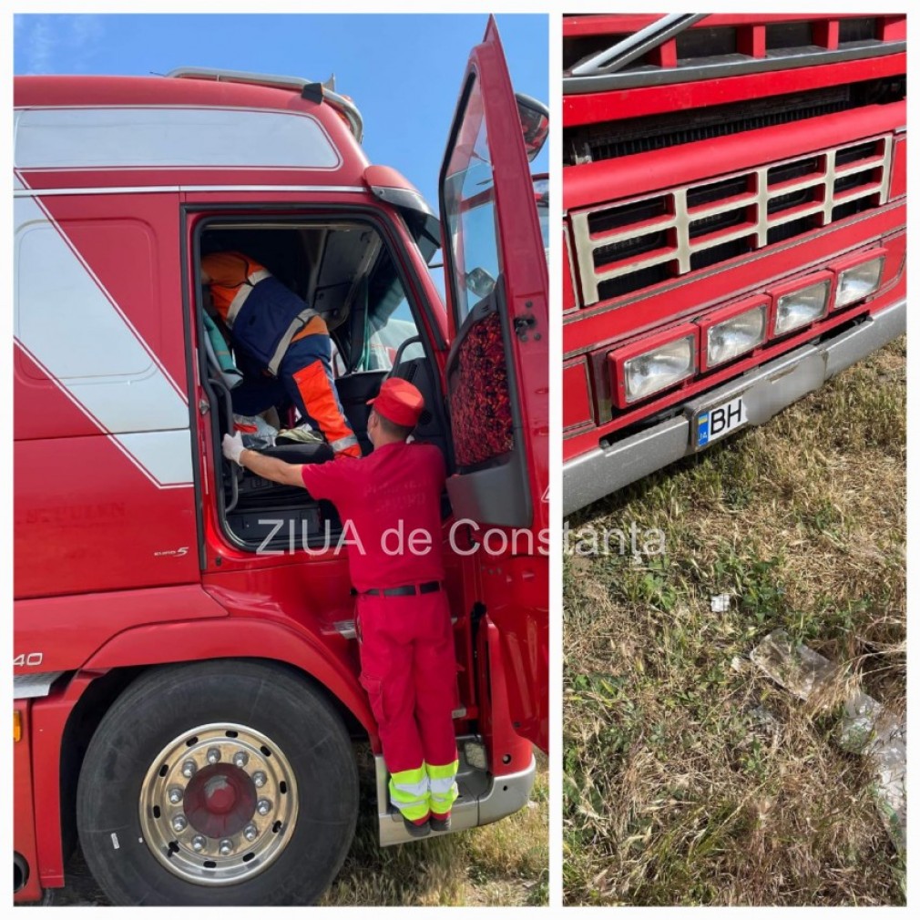 Șofer de camion din Ucraina, găsit decedat în cabina sa în Portul Agigea