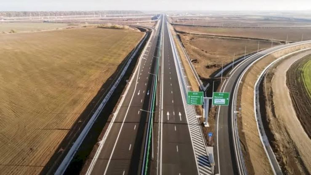 Autostrada București e aproape gata. S-a montat ultima grindă