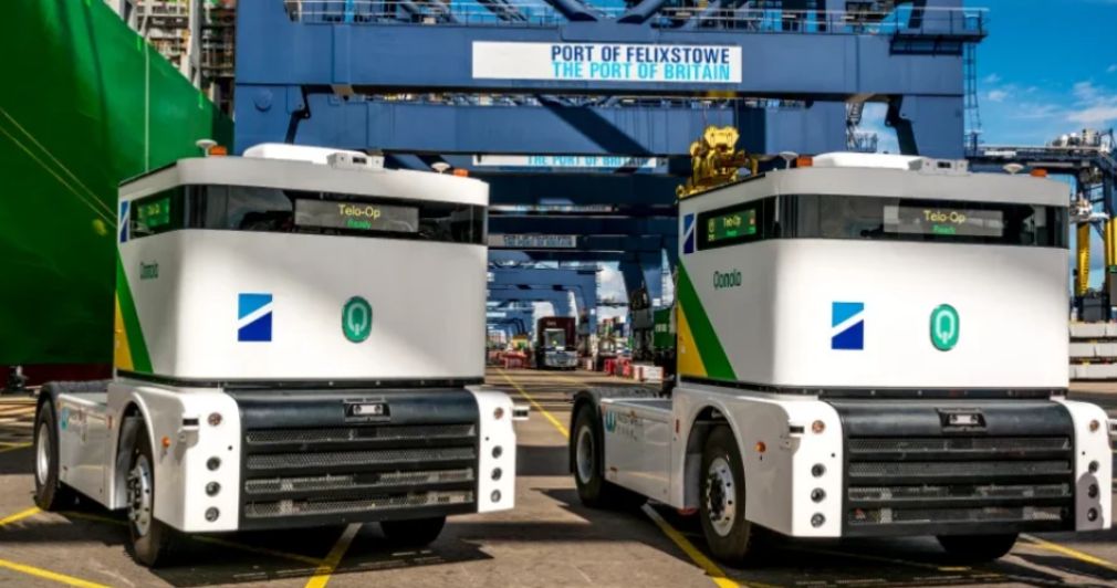 Portul Felixstowe extinde flota de camioane autonome la 100 de exemplare