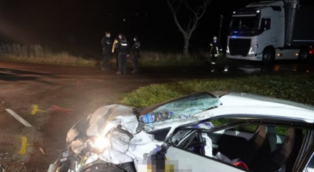 Șofer profesionist, grav accident în Germania în timp ce întorcea camionul