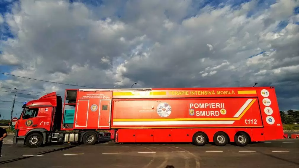 România are patru CAMIOANE SPITAL cu 12 locuri