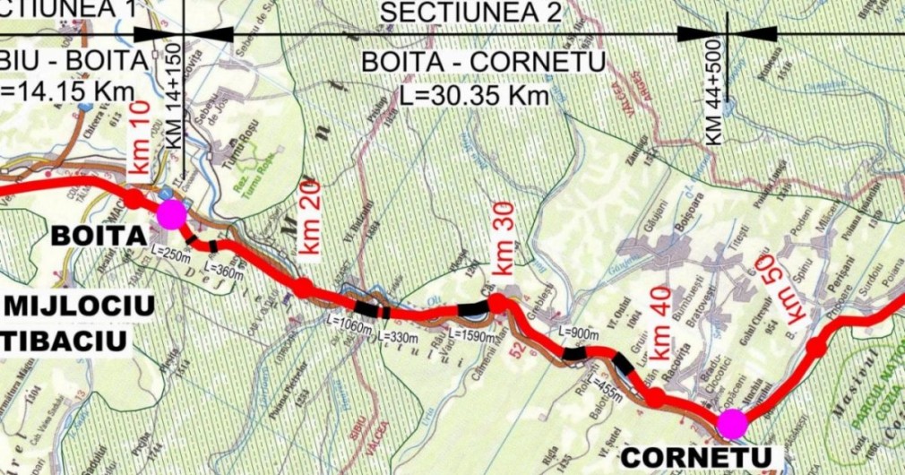 Turcii vor construi și sectorul 2 din Autostrada Sibiu - Pitești pentru aproape un miliard euro