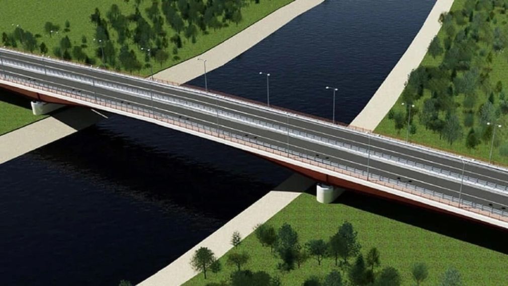 Podul care leagă Republica Moldova de Autostrada Unirii prinde contur