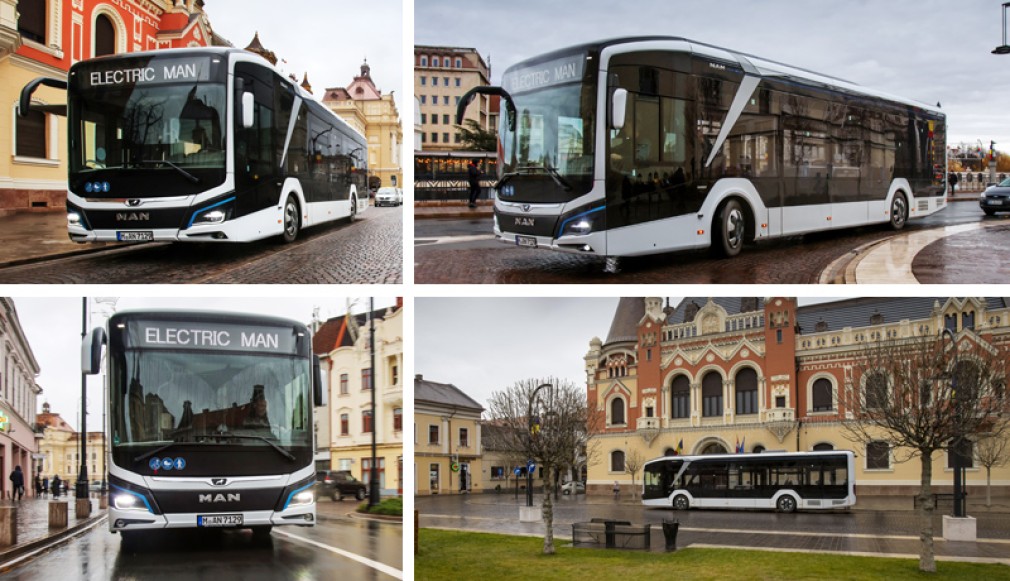 Autobuzul 100% electric MAN Lion’s City E este testat în condiții reale de trafic în România