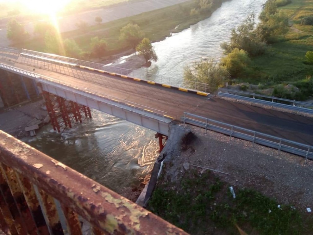 Podul peste Argeş de la Adunaţii Copăceni, închis pentru şase luni