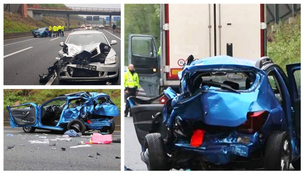Germania. Șoferiță de Dacia, moartă în accident cu un camion românesc