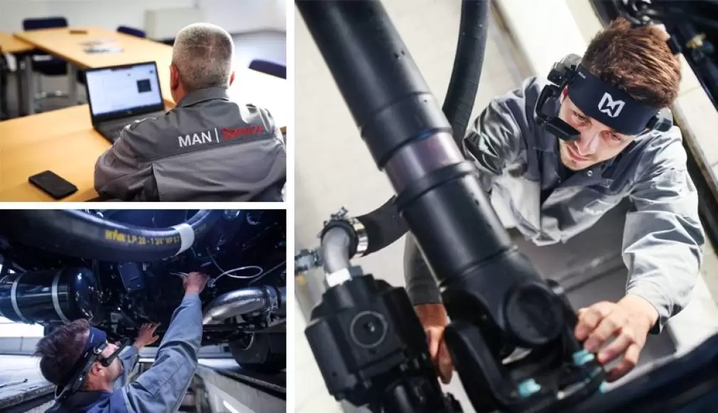 MHS Truck & Bus reduce timpul de imobilizare a vehiculelor comerciale cu ajutorul tehnologiei asistate RealWear®