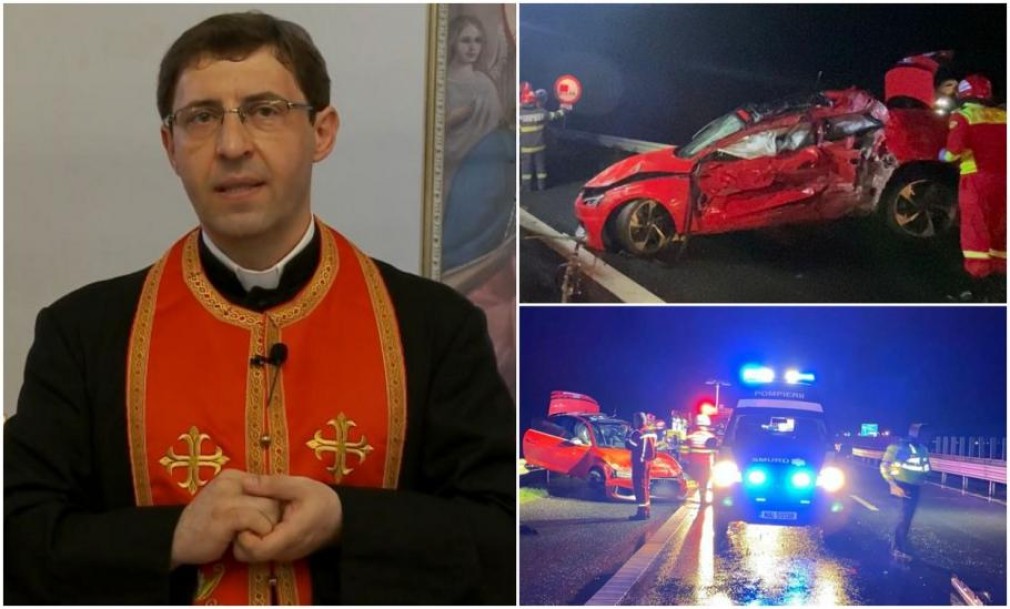 Un preot a murit într-un grav accident rutier, după ce a fost lovit de camion