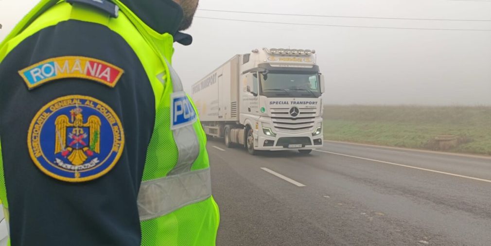 Amendă pentru un șofer de camion care nu respecta regulile tahograf