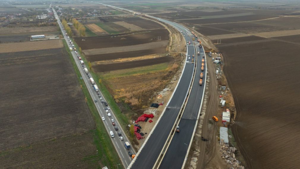 Tronsonul Focșani - Bacău de pe Autostrada Moldovei, aproape finalizat