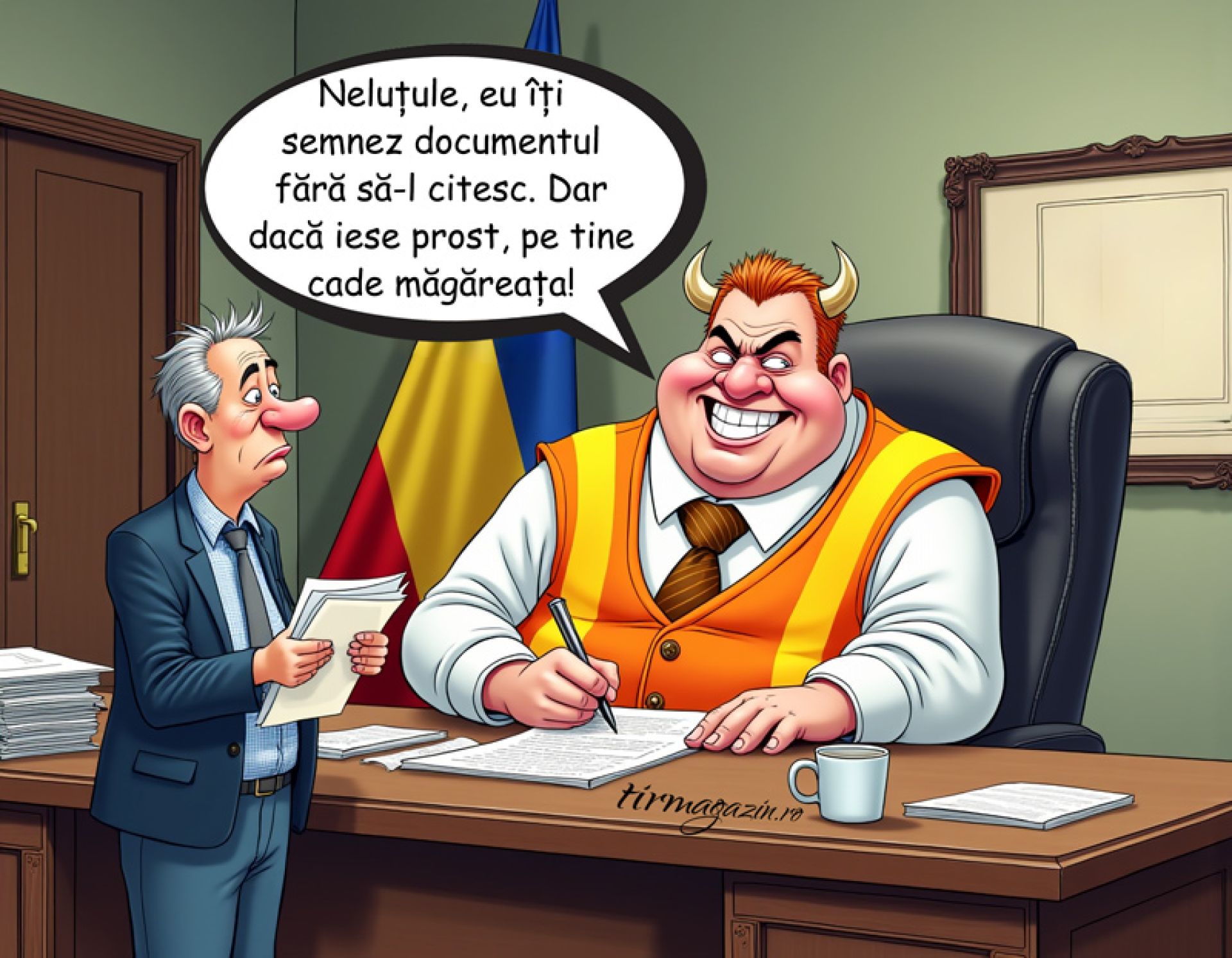 C5. Document exclusiv. Rovinieta cu discount la prostie