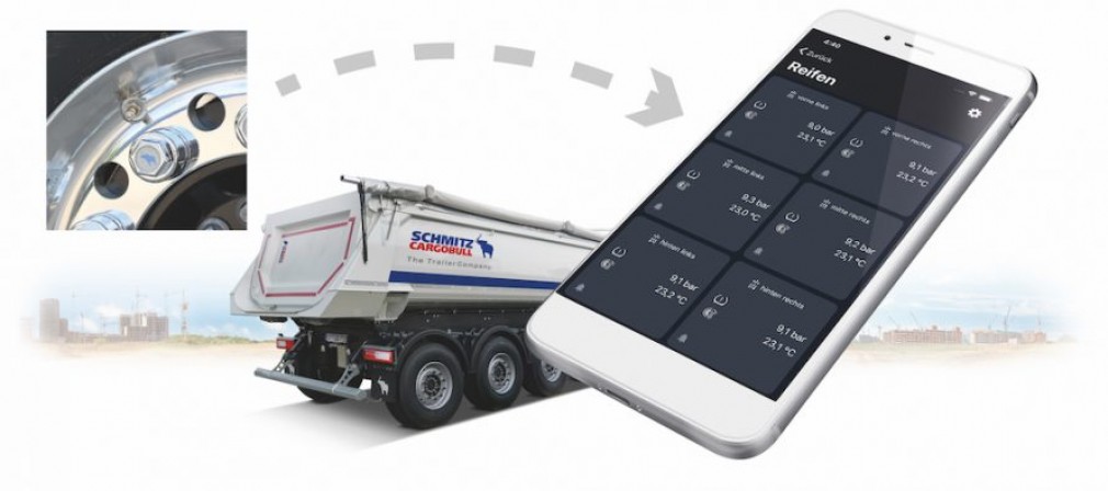 Schmitz Cargobull oferă propriul sistem de monitorizare a presiunii în anvelope
