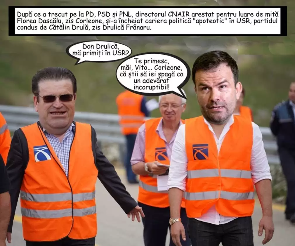 C5. Corleone din CNAIR, "traseizat", șpăguit, arestat