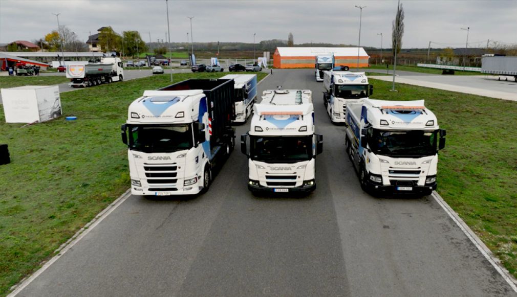 Scania a adus viitorul transportului electric pe șoselele României