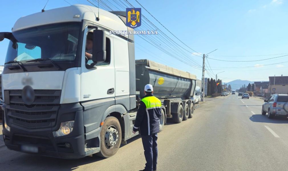 Județul din România unde 20% dintre șoferii de camion NU respectă timpii de condus