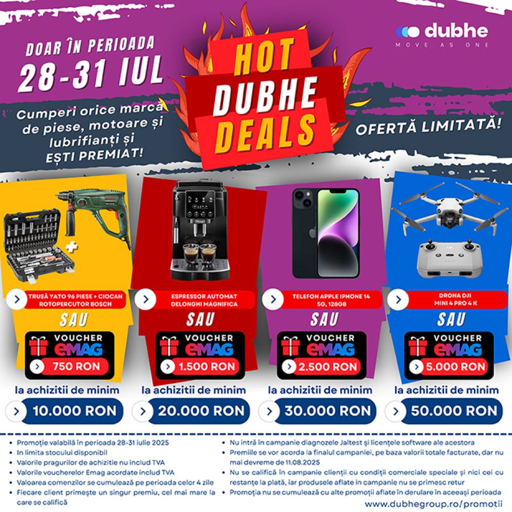 Avem vești extraordinare! HOT DUBHE DEALS E AICI!!!