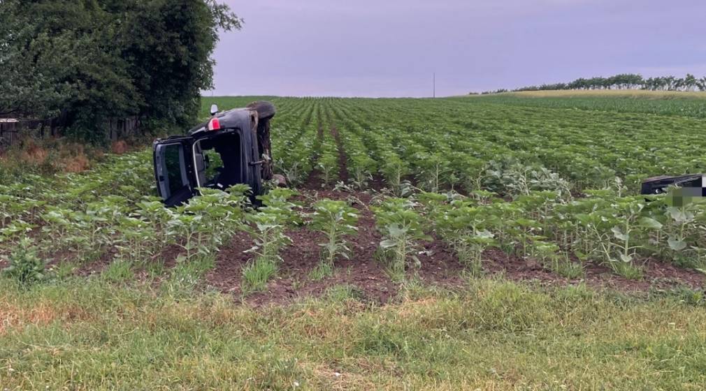 Un șofer ucrainean s-a îmbătat și a accidentat o tânără