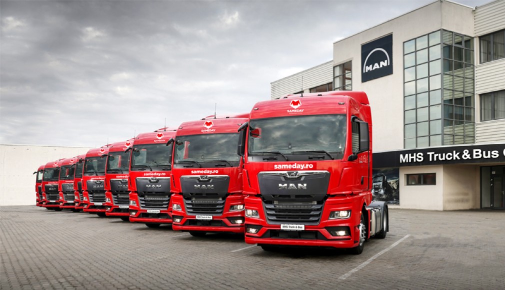 Compania de curierat Sameday integrează în flotă noua generație de camioane MAN