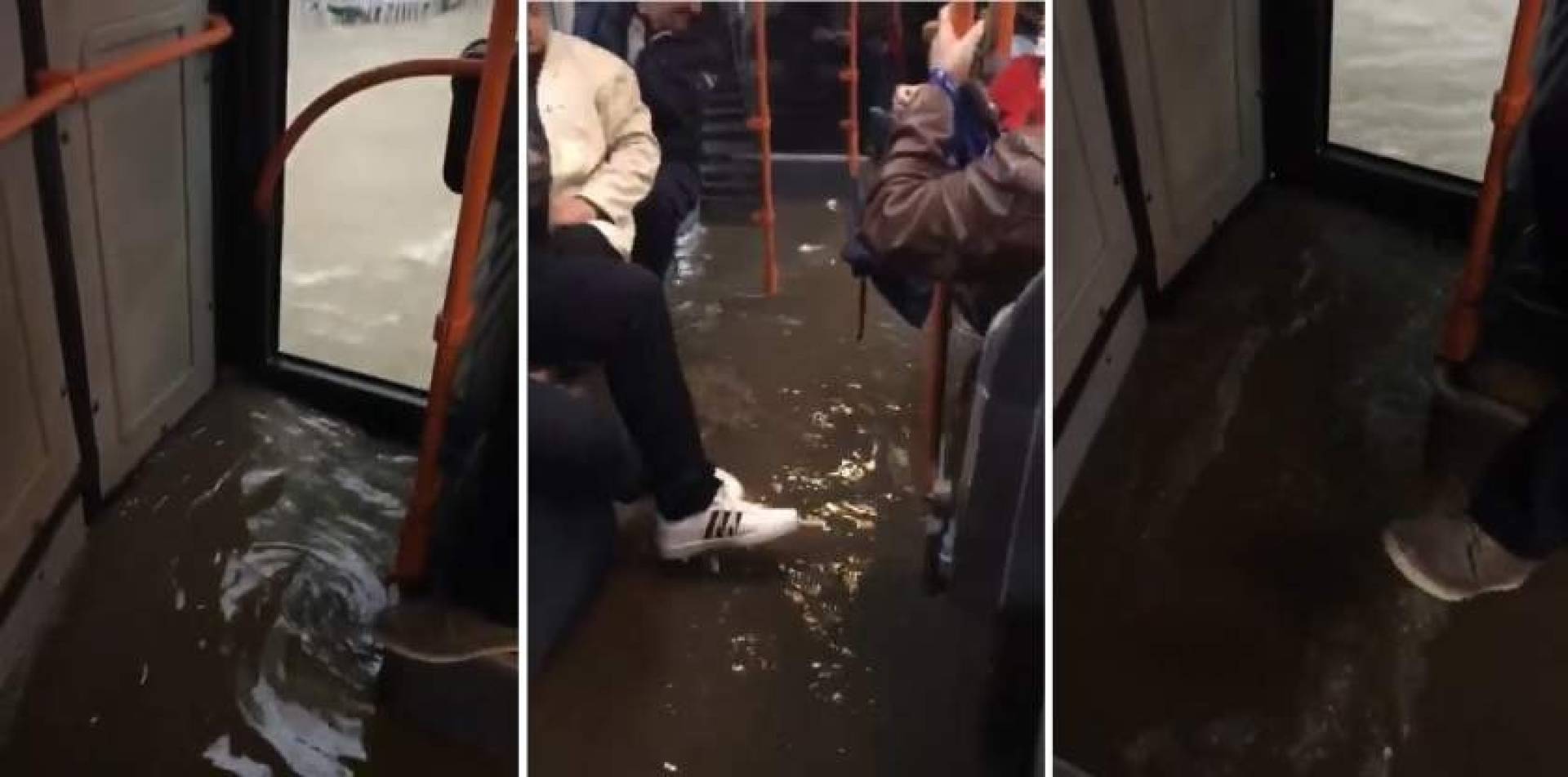 VIDEO: Autobuz cu jacuzzi la Societatea de Transport București