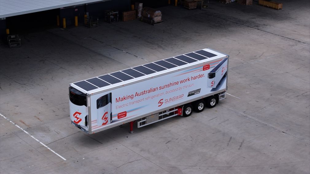 Primele remorci frigorifice alimentate cu energie solară din lume sunt lansate în Australia