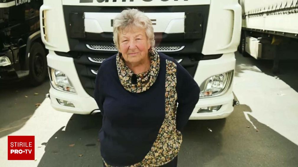 Cea mai în vârstă șoferiță de camion are 76 de ani