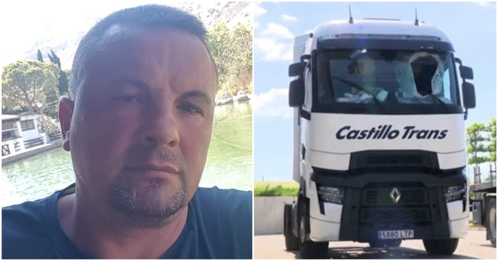 VIDEO Sute de șoferi de camion din Europa au oprit la ora înmormântării românului ucis pe o autostradă din Belgia
