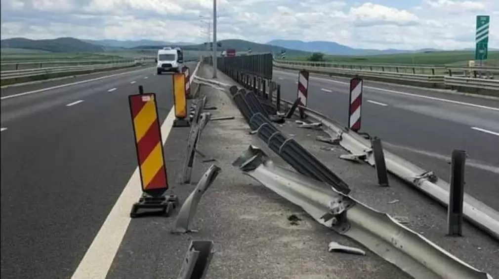 Restricții de circulație pe A1, în zona de la intrare în tunelul Săcel pe direcția Sibiu - Orăștie