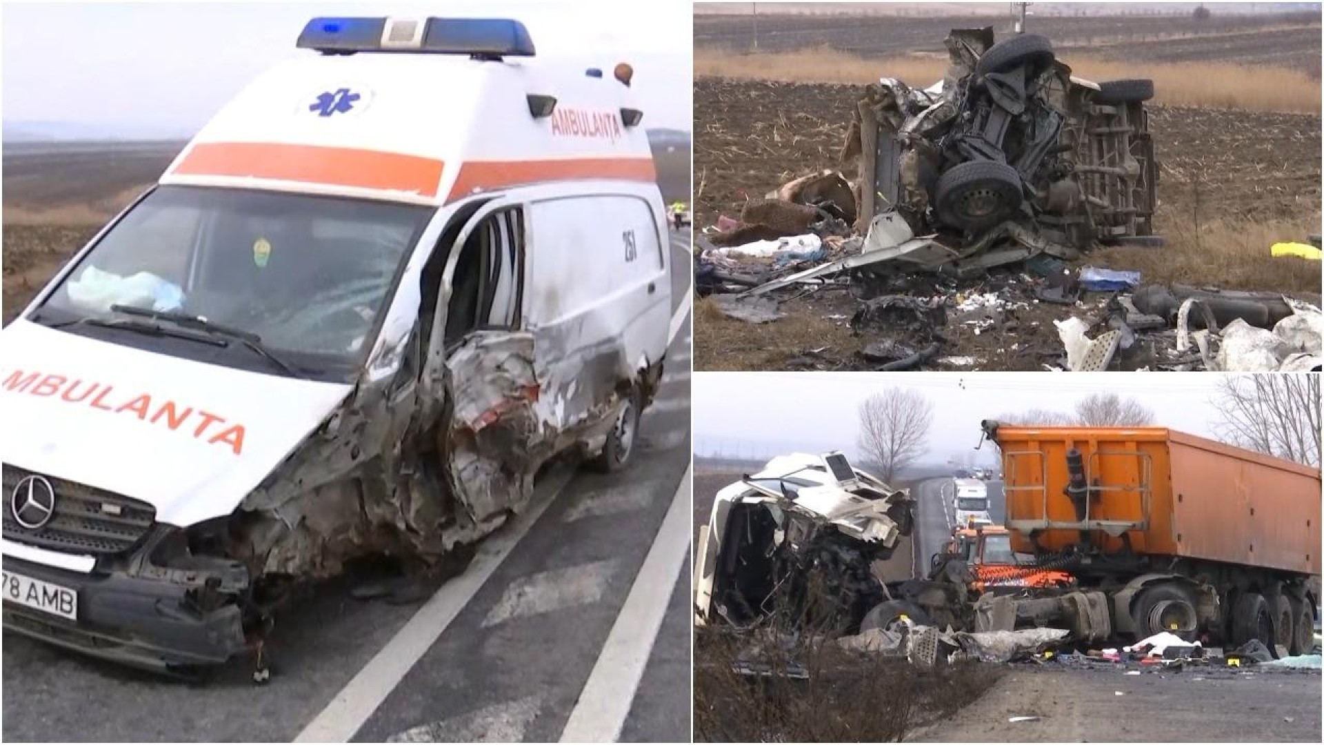 În accidentul cu 7 victime, șoferul de camion și-ar fi pierdut viața pentru că nu purta centură de siguranță