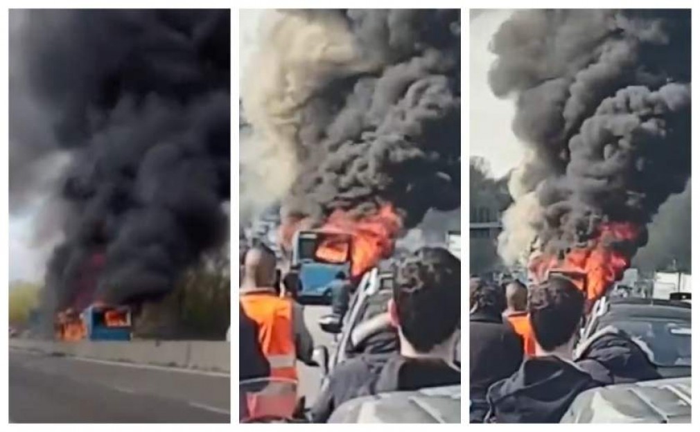 VIDEO. Milano- șofer profesionist, arestat după ce a incendiat autobuzul cu 51 de copii