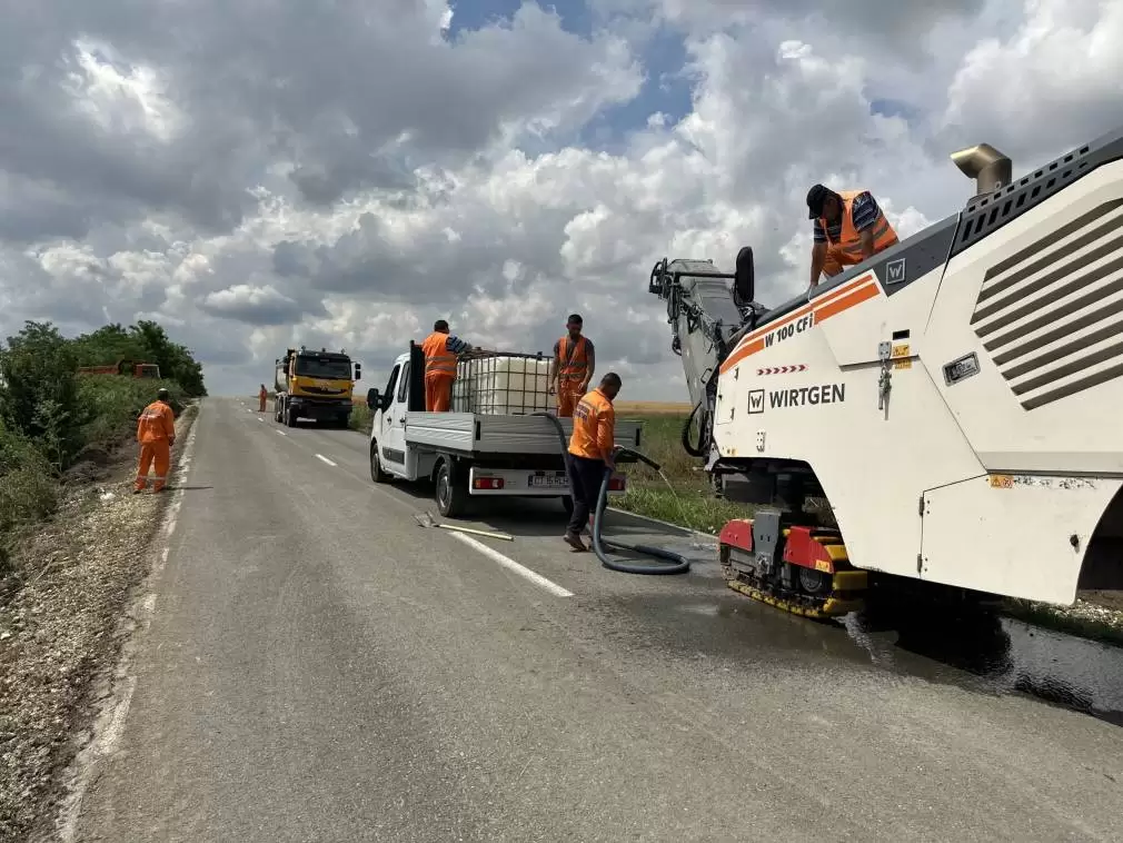 Lucrările la şoseaua Jijila-Brăila, aproape de final