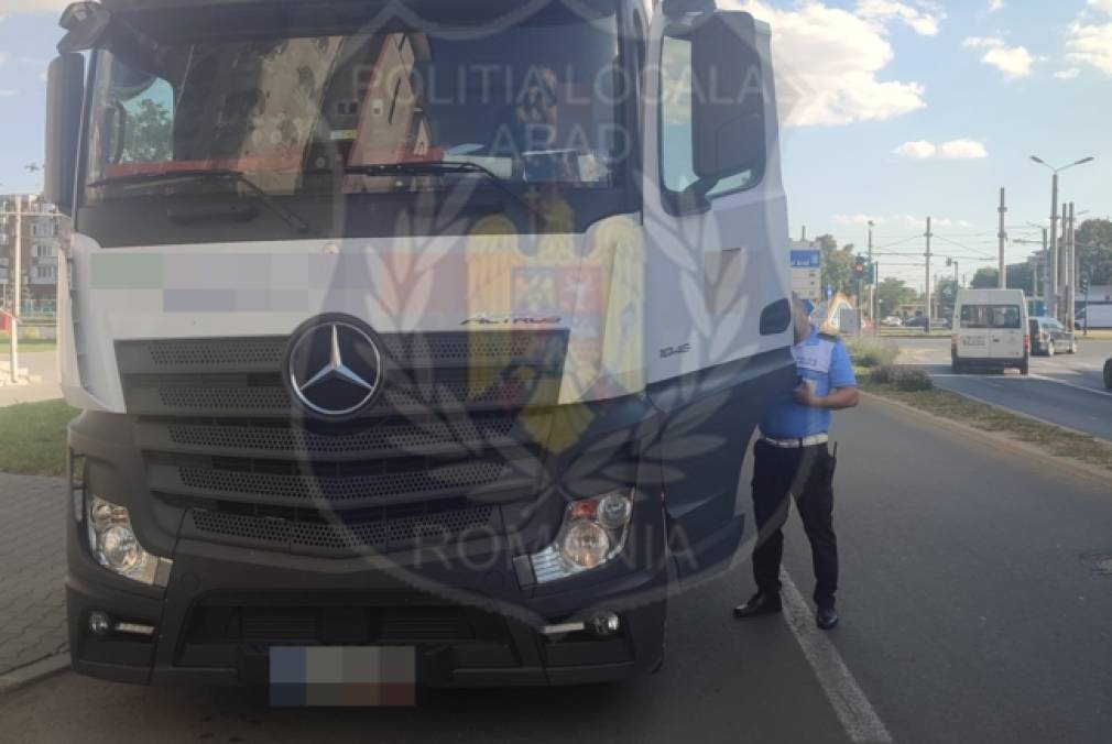 14 amenzi în 10 zile, pentru șoferii de camion