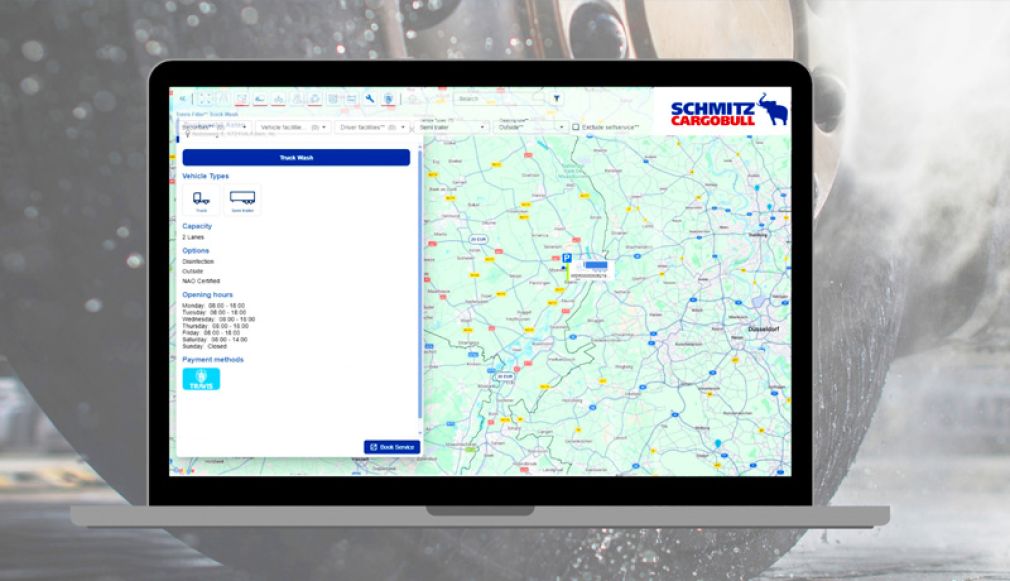 Schmitz Cargobull extinde TrailerConnect® cu servicii integrate de spălare și parcare