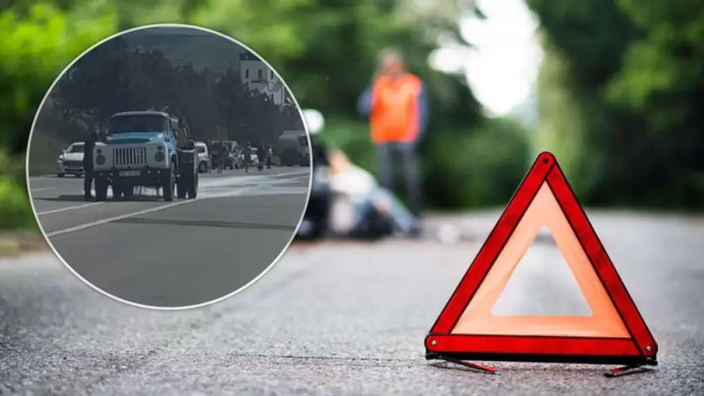 Accident între o cisternă cu lapte și un camion