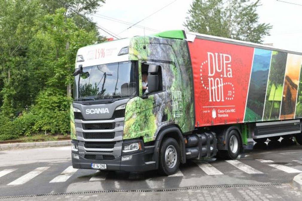 Coca-Cola HBC România, Paviani și Scania au încheiat un parteneriat pentru a  reduce emisiile de CO2 și a promova sustenabilitatea în transport