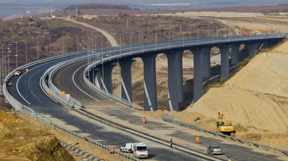 Lotul 4 de pe Autostrada Sibiu - Pitești a ajuns la 75% finalziare