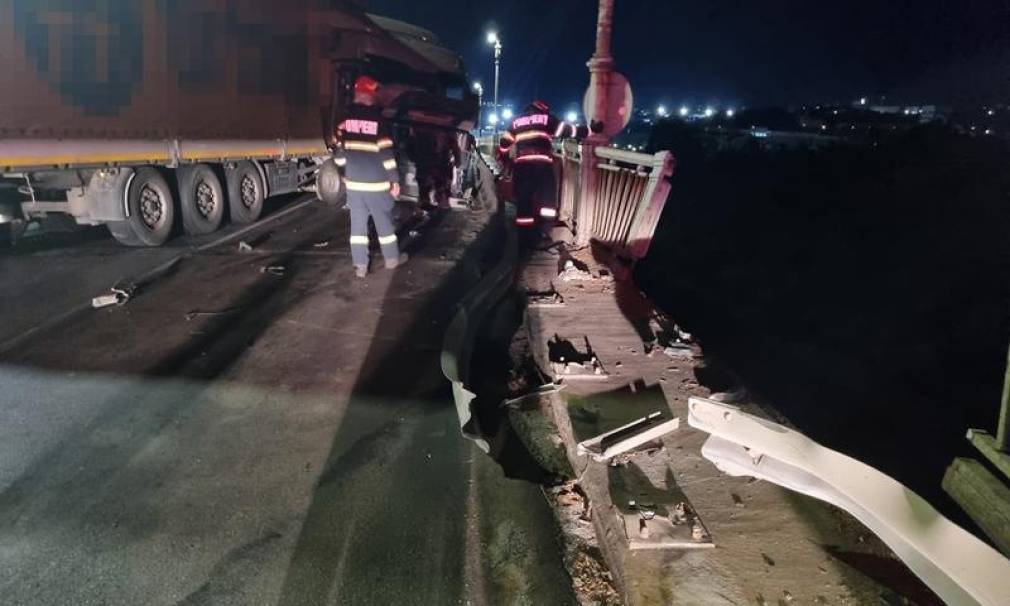 Traficul în Vama Giurgiu, a frost blocat de un accident de camion. S-a așteptat 5 ore