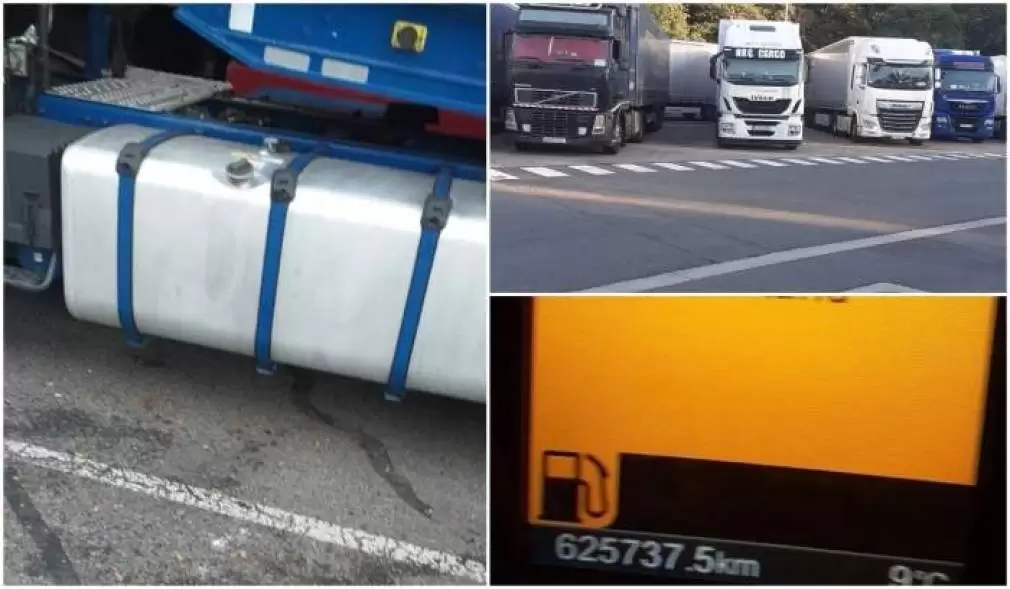 Franța. Șofer profesionist român, atacat de colegi români care-i furau motorina din rezervor, în parcare