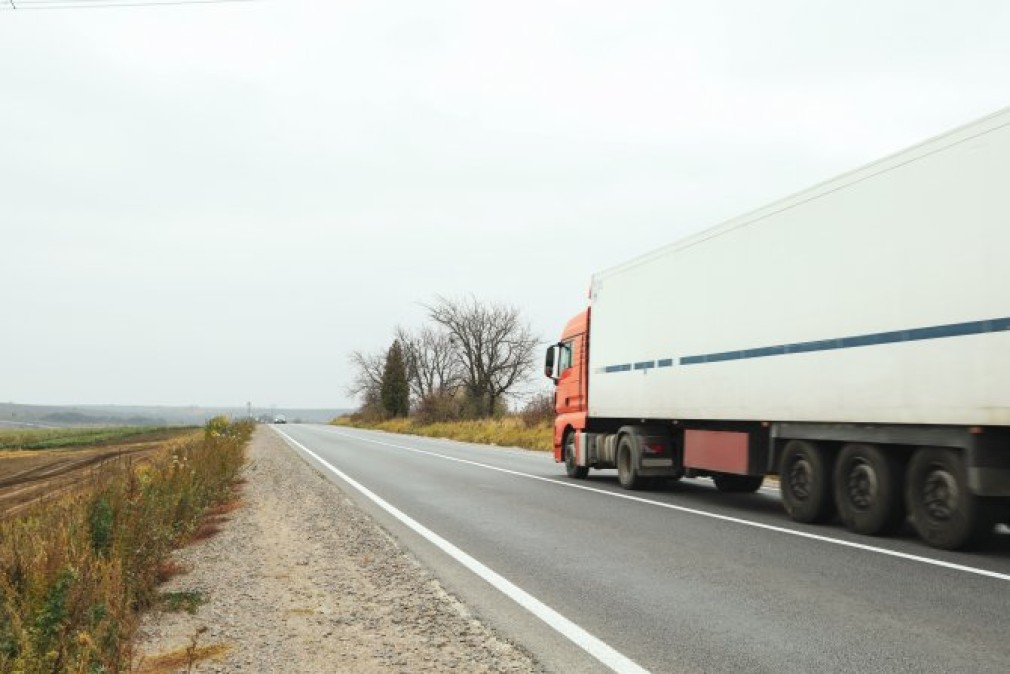 Cinci români au furat toate televizoarele dintr-un camion după ce șoferul de camion a adormit