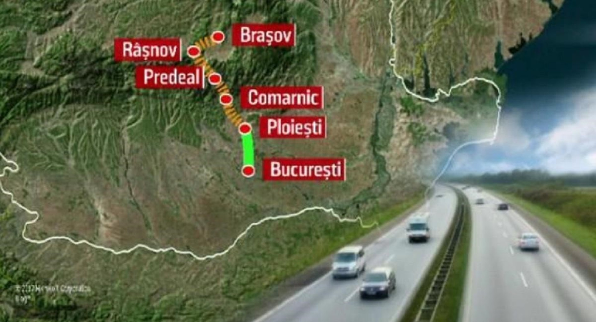 Vezi cum poți influența traseul autostrăzii Brașov - Ploiești