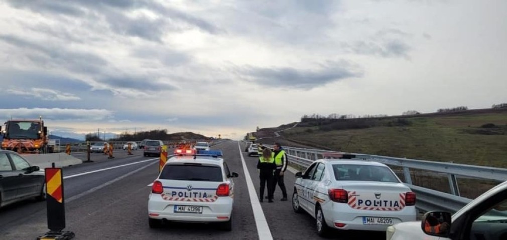Pe întreaga autostradă Sebeş-Turda (A10) se circulă de astăzi la regim de 4 benzi