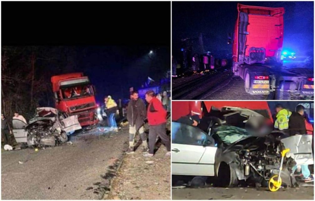 Caraș-Severin. Doi frați au murit spulberați de camion pe contrasens