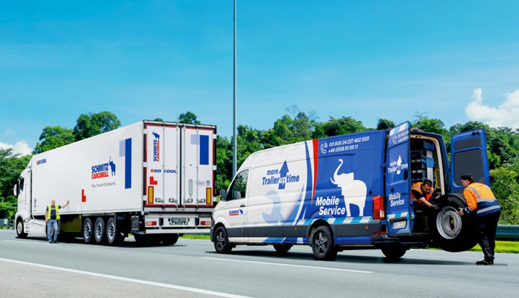 Serviciu care vine la client: Schmitz Cargobull lansează o flotă de Service Van-uri pe șosele