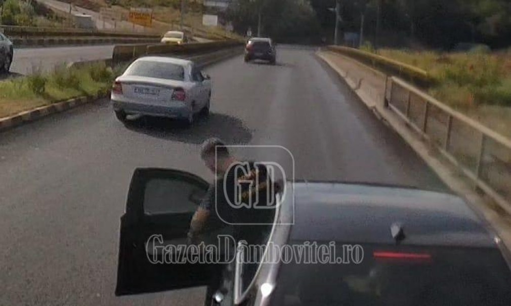 VIDEO. Șofer profesionist, șicanat în trafic de un polițist de frontieră