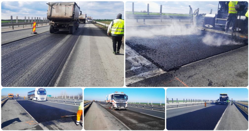 ATENȚIE Se lucrează pe Autostrada 1 și Autostrada 6