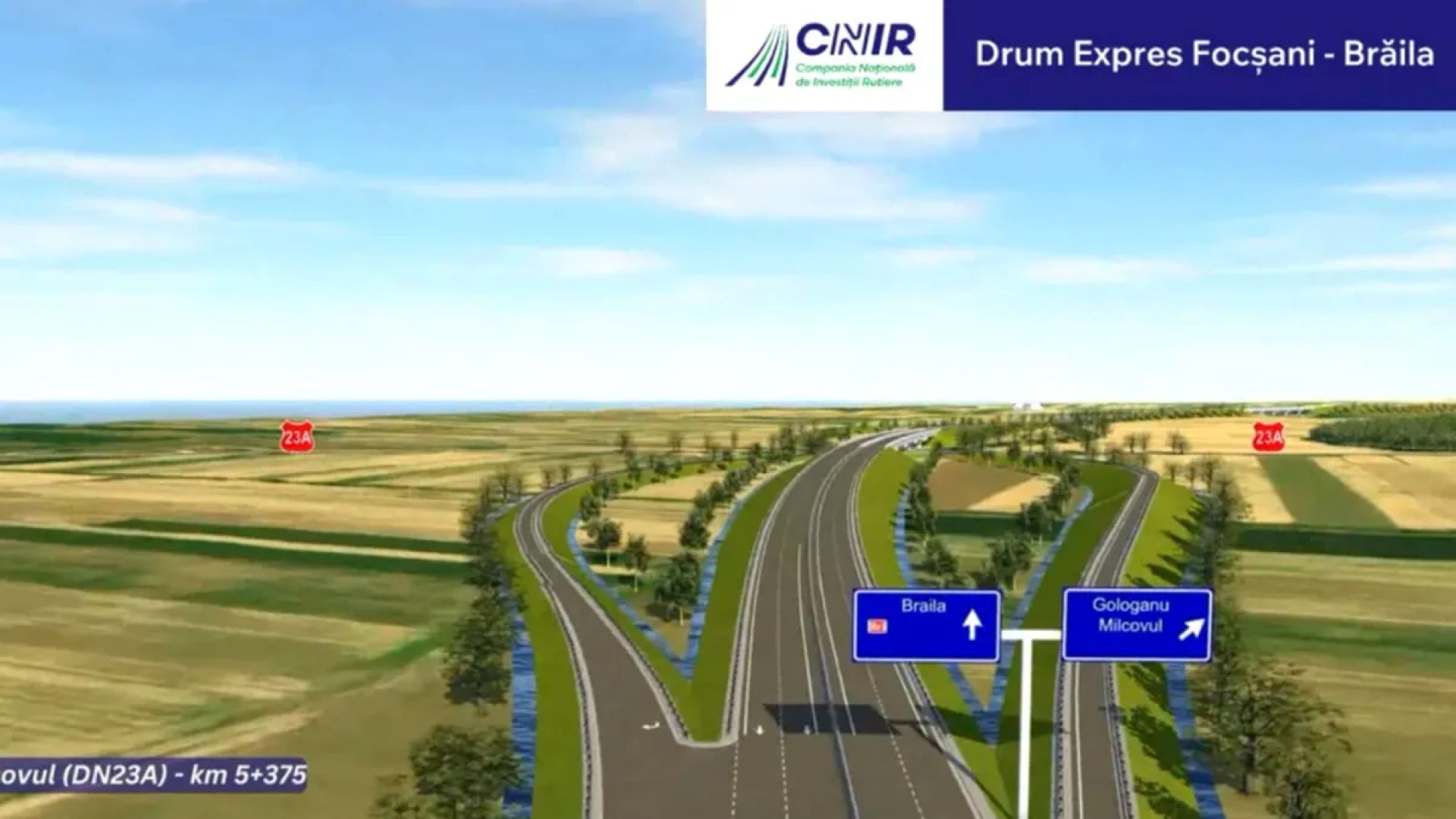 Primul Drum Expres din România cu bandă de urgență. Șoseaua va avea o lărgime de 23 de metri