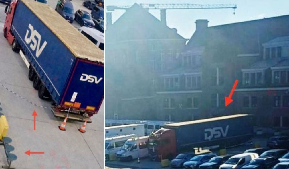 Un camion încărcat cu 6.000 de litri de gaz ilariant stă abandonat de trei luni în curtea poliției