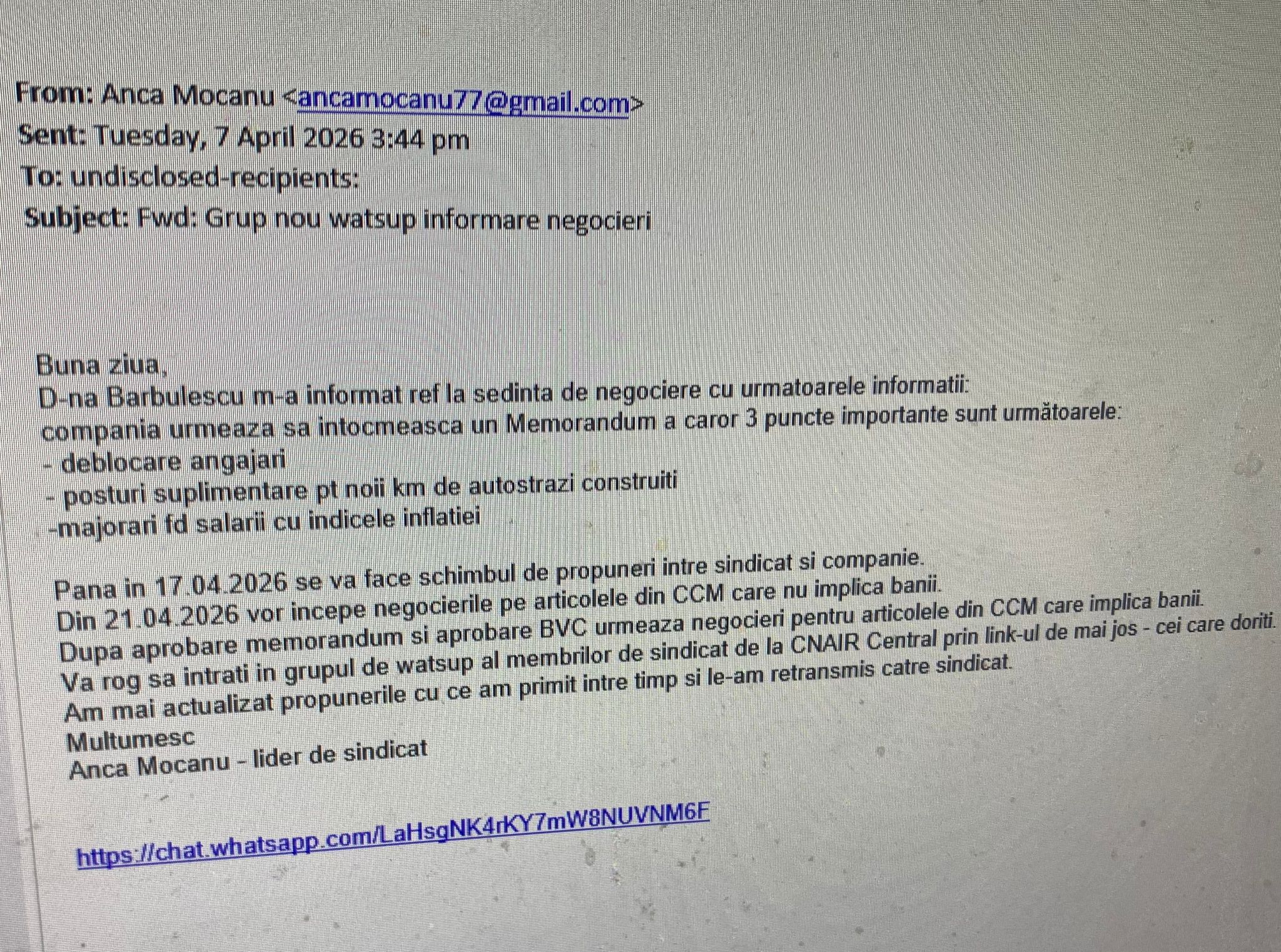 sinfidcat anunt mariri salariale